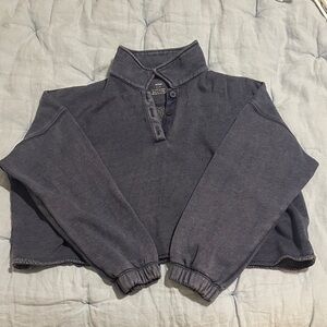 Aerie Dark Gray Turtleneck Sweater